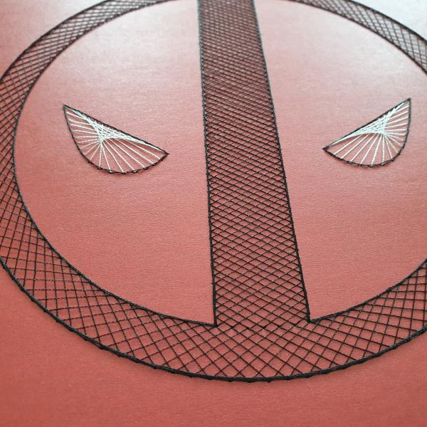 Deadpool Inspired Card Embroidery Kit (Red Card) picture