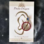 Butterfly with Red Gems Non-Pierced Ear Cuff (EC4026)