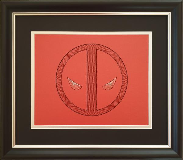 Deadpool Inspired Card Embroidery Kit (Red Card) picture