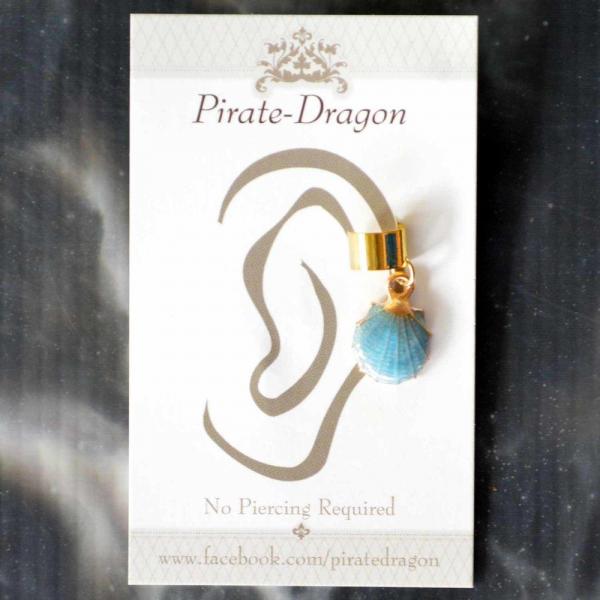 Blue Shell Non-Pierced Ear Cuff (EC9464) picture