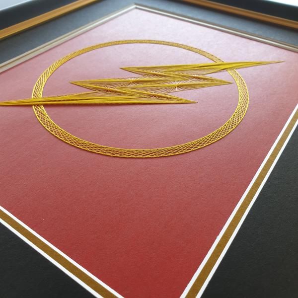 The Flash Inspired Card Embroidery Kit (Red Card) picture