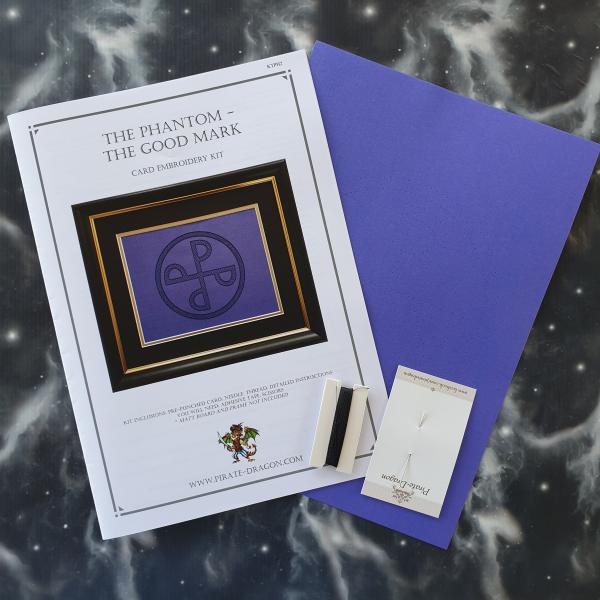 The Phantom - The Good Mark - Inspired Card Embroidery Kit (Purple Card) picture