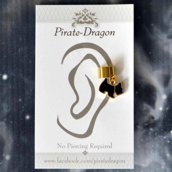 Black Dog Non-Pierced Ear Cuff (EC9401)