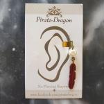 Red Feather Non-Pierced Ear Cuff (EC2849)