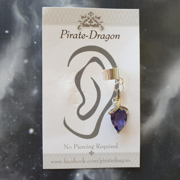 Purple Gem Non-Pierced Ear Cuff (EC9168) picture