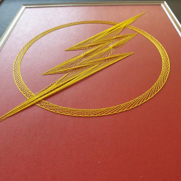 The Flash Inspired Card Embroidery Kit (Red Card) picture