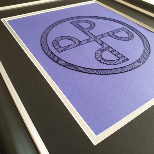 The Phantom - The Good Mark - Inspired Card Embroidery Kit (Purple Card) picture