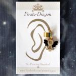 Black Angel Non-Pierced Ear Cuff (EC9180)