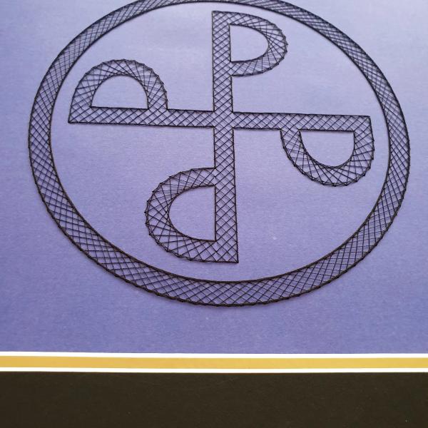 The Phantom - The Good Mark - Inspired Card Embroidery Kit (Purple Card) picture