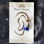 Blue Fish Non-Pierced Ear Cuff (EC2878)