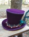 Purple Velvet Voodoo Tophat