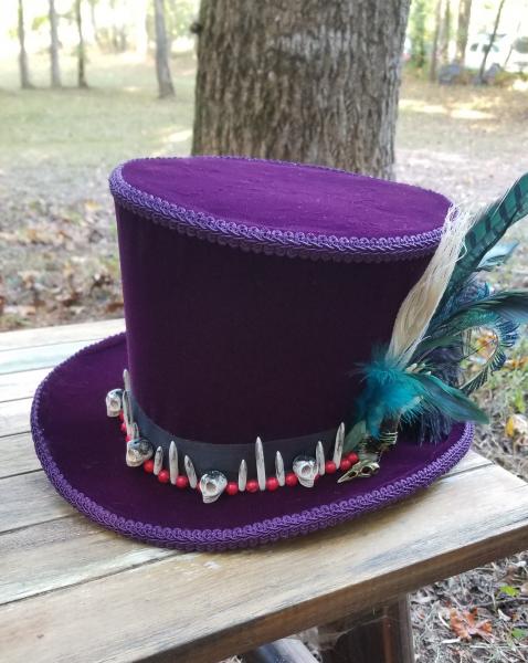 Purple Velvet Voodoo Tophat picture