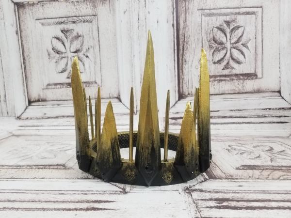 Gold and Black Spiked Crown picture