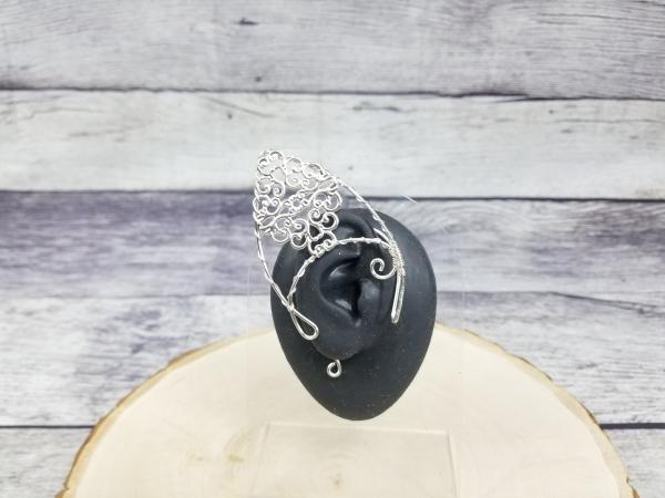 Elf Ear Cuffs, filigree ear cuffs in gold, silver or bronze picture