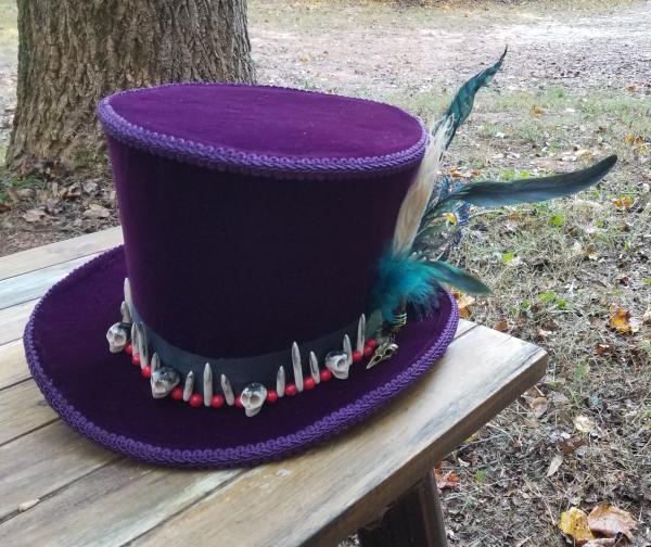 Purple Velvet Voodoo Tophat picture