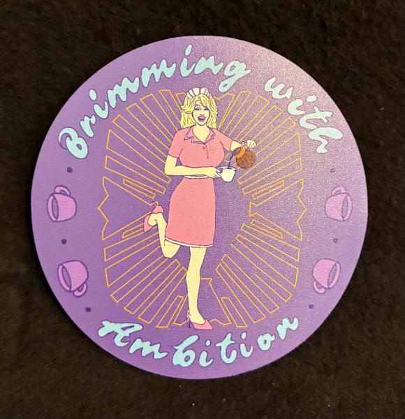 Brimming with Ambition Sticker