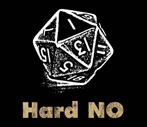 Hard No D20 Shirt
