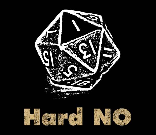 Hard No D20 Shirt picture