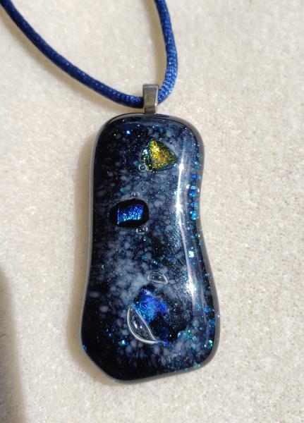 Glow in the Dark Objects in Space Fused Pendant (#OS1) picture