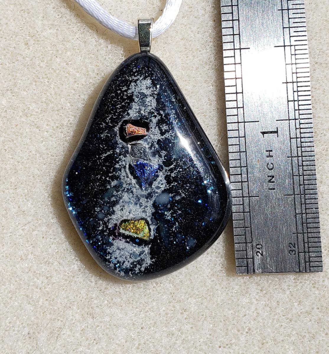 Glow in the Dark Objects in Space Fused Pendant (#OS5) picture