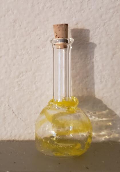 Yellow UV Reactive Potion Bottles picture