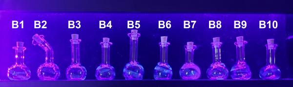 Blue UV Reactive Potion Bottles picture