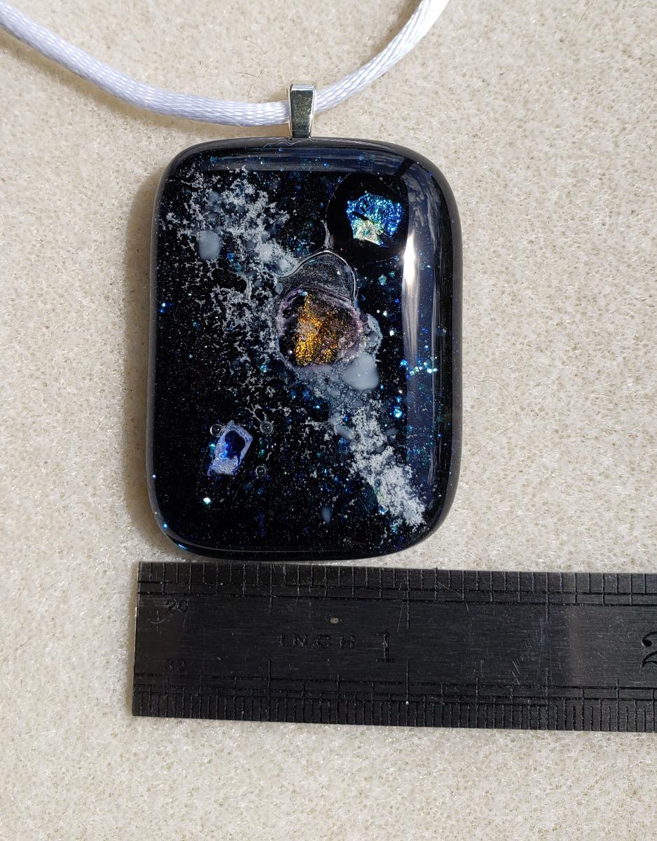 Glow in the Dark Objects in Space Fused Pendant (#OS3) picture
