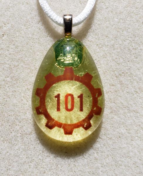 Uranium Glass Vault 101 Pendant picture