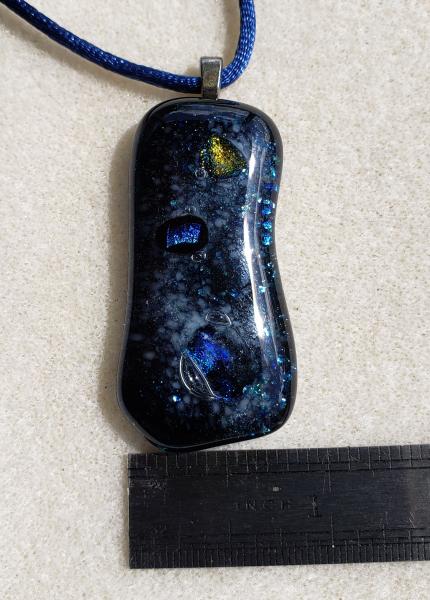 Glow in the Dark Objects in Space Fused Pendant (#OS1) picture