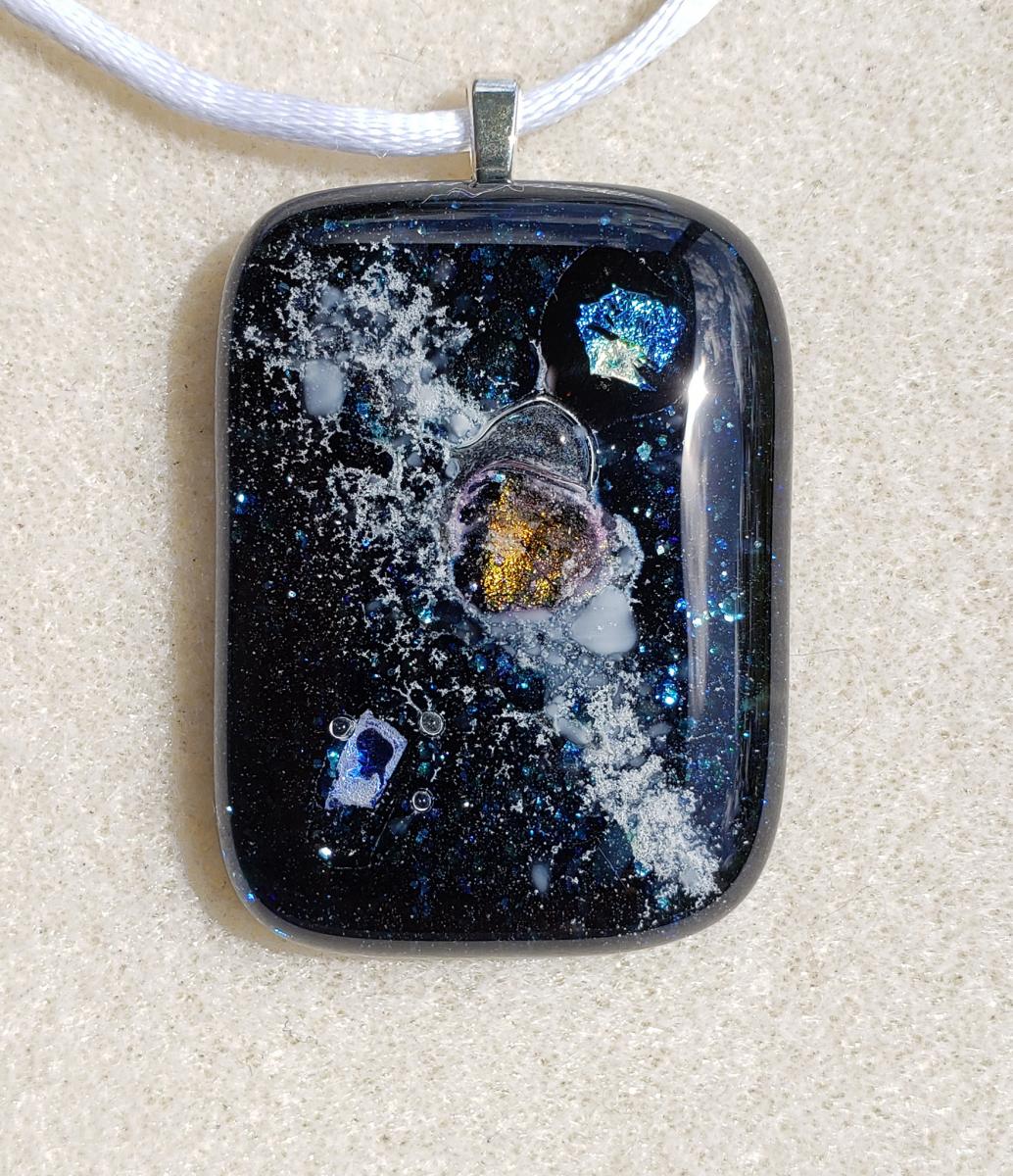 Glow in the Dark Objects in Space Fused Pendant (#OS3) picture