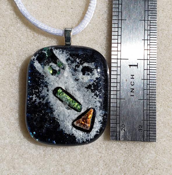 Glow in the Dark Objects in Space Fused Pendant (#OS6) picture