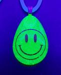 Uranium Glass Smile Pendant (#UGPSM1)