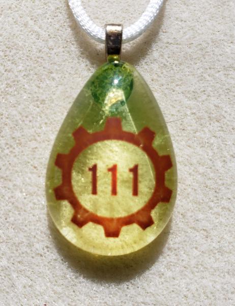 Uranium Glass Vault 111 Pendant picture