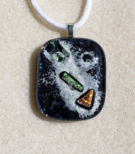 Glow in the Dark Objects in Space Fused Pendant (#OS6) picture