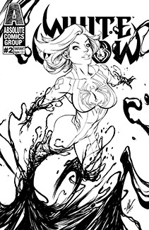 White Widow #2S - Sketch Garza picture