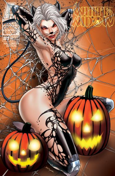 White Widow #1 - Halloween Variant Cover Edition - Jamie Tyndall picture