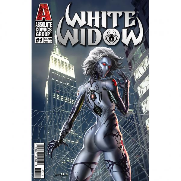 White Widow #1A - Retail Main Silver Logo