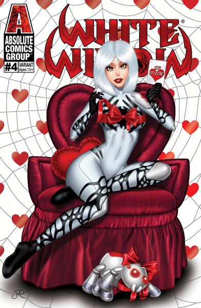 White Widow #4VA - Valentine 2020 Trade Foil picture