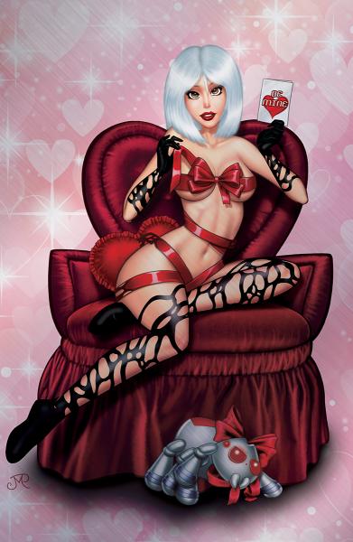 White Widow #4VC - METAL - Valentine 2020 Naughty Virgin picture