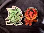 Dragon & Phoenix Stickers