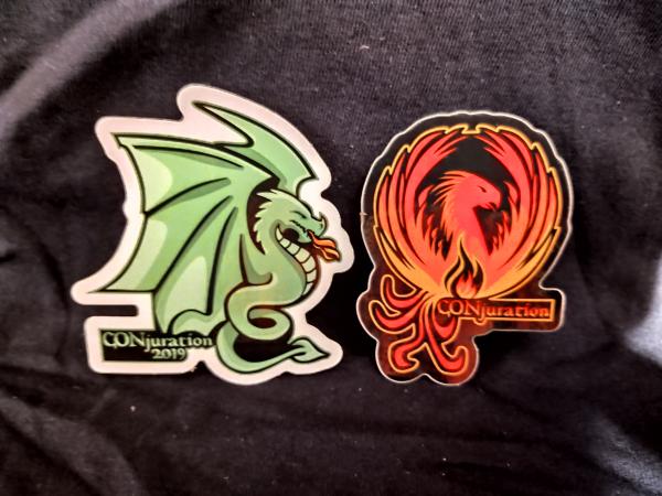 Dragon & Phoenix Stickers picture