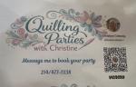 Quilling Parties with Christine