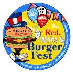 Official 2026 Burger Fest 3"Round Button Pin
