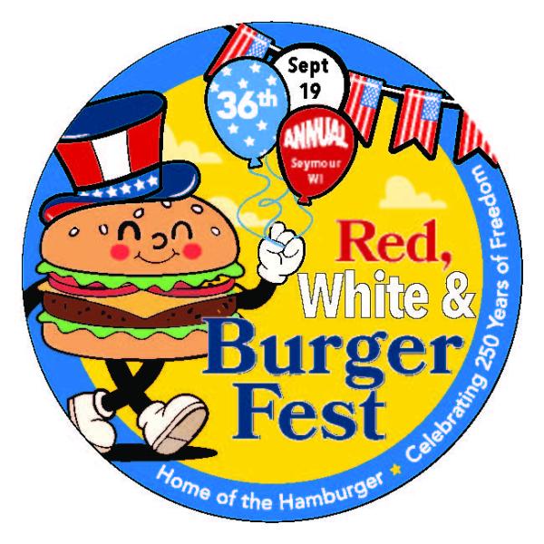 Official 2026 Burger Fest 3"Round Button Pin