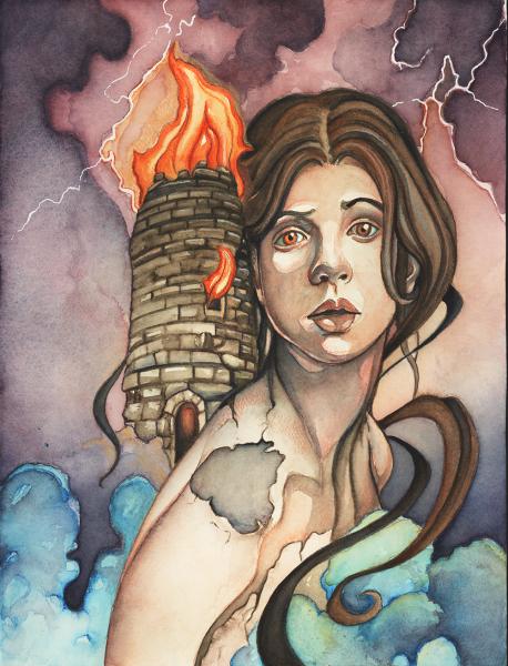 What Andromache Saw (The Tower) Print picture