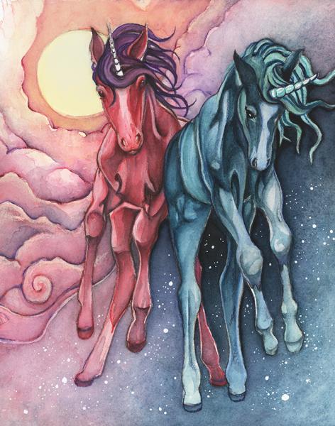 The Sky Dancers Print