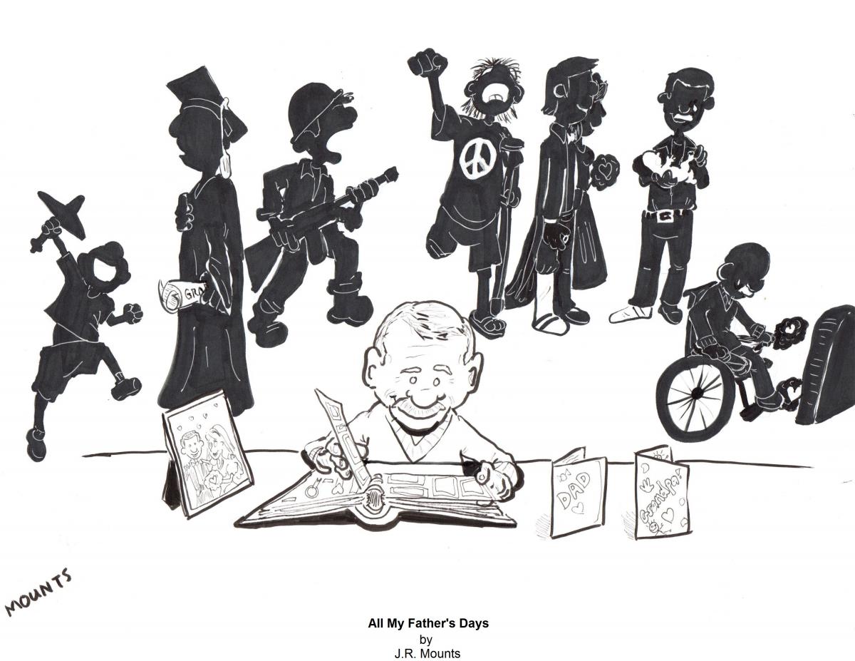 11x17 Shadows of Ourselves art print picture