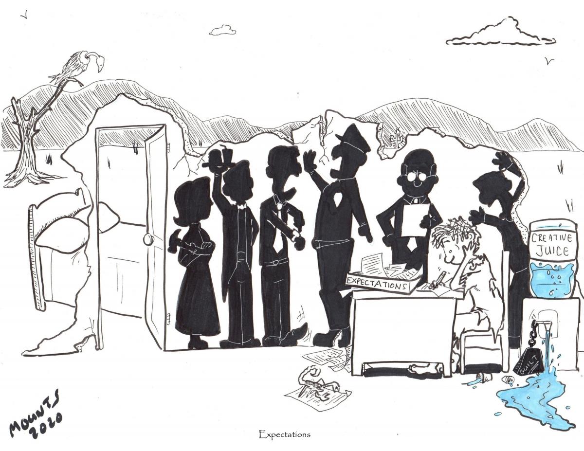 11x17 Shadows of Ourselves art print picture