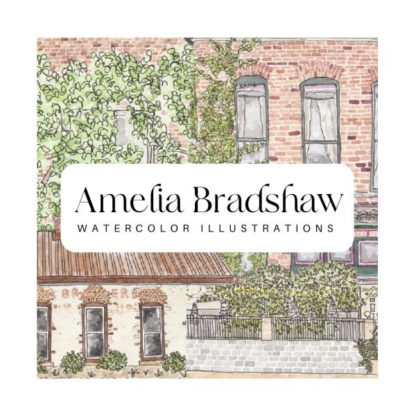 Amelia Bradshaw Watercolor Illustrations