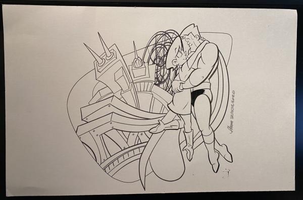 Love and Capes: C2E2 shirt artwork original picture